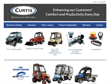 Tablet Screenshot of curtisindustries.net